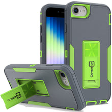 Load image into Gallery viewer, Apple iPhone SE 2022 / SE 2020 / 8 Case Heavy Duty Rugged Phone Cover w/ Kickstand