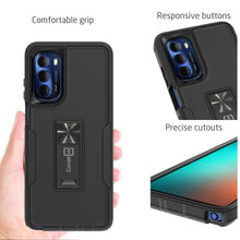 Load image into Gallery viewer, Motorola Moto G Stylus 5G 2022 Case Heavy Duty Rugged Phone Cover w/ Kickstand