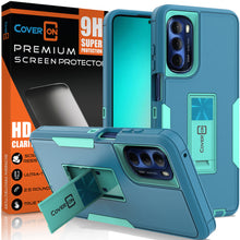 Load image into Gallery viewer, Motorola Moto G Stylus 5G 2022 Case Heavy Duty Rugged Phone Cover w/ Kickstand