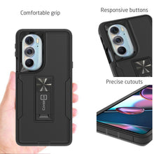 Load image into Gallery viewer, Motorola Edge+ Plus / Moto Edge 30 Pro Case Heavy Duty Rugged Phone Cover w/ Kickstand
