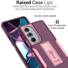 Load image into Gallery viewer, Motorola Edge+ Plus / Moto Edge 30 Pro Case Heavy Duty Rugged Phone Cover w/ Kickstand