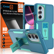 Load image into Gallery viewer, Motorola Edge+ Plus / Moto Edge 30 Pro Case Heavy Duty Rugged Phone Cover w/ Kickstand