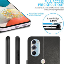 Load image into Gallery viewer, Motorola Edge+ Plus 2022 / Moto Edge 30 Pro Wallet Case - RFID Blocking Leather Folio Phone Pouch