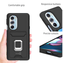 Load image into Gallery viewer, Motorola Edge+ Plus 2022 / Moto Edge 30 Pro Case Card Holder w/ Ring