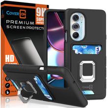 Load image into Gallery viewer, Motorola Edge+ Plus 2022 / Moto Edge 30 Pro Case Card Holder w/ Ring