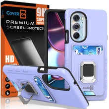 Load image into Gallery viewer, Motorola Edge+ Plus 2022 / Moto Edge 30 Pro Case Card Holder w/ Ring