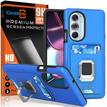 Load image into Gallery viewer, Motorola Edge+ Plus 2022 / Moto Edge 30 Pro Case Card Holder w/ Ring