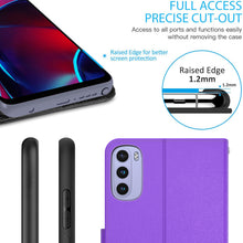 Load image into Gallery viewer, Motorola Moto G Stylus 5G 2022 Wallet Case RFID Blocking Leather Folio Phone Pouch