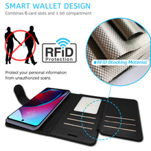 Load image into Gallery viewer, Motorola Moto G 5G 2022 Wallet Case RFID Blocking Leather Folio Phone Pouch