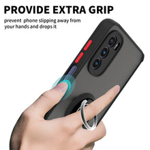 Load image into Gallery viewer, Motorola Moto G Stylus 5G 2022 Ring Case Clear Tinted Back Phone Cover