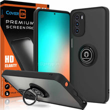 Load image into Gallery viewer, Motorola Moto G Stylus 5G 2022 Ring Case Clear Tinted Back Phone Cover