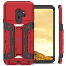 Load image into Gallery viewer, Samsung Galaxy S9 Plus Kickstand Credit Card Holder SlideCard Case