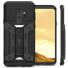 Load image into Gallery viewer, Samsung Galaxy S9 Plus Kickstand Credit Card Holder SlideCard Case