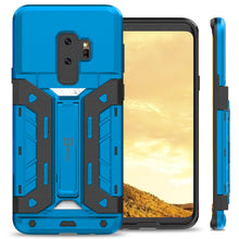 Load image into Gallery viewer, Samsung Galaxy S9 Plus Kickstand Credit Card Holder SlideCard Case