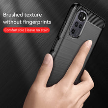 Load image into Gallery viewer, Motorola Moto G22 Case Slim TPU Phone Cover w/ Carbon Fiber