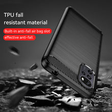 Load image into Gallery viewer, Motorola Moto G22 Case Slim TPU Phone Cover w/ Carbon Fiber