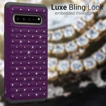 Load image into Gallery viewer, Samsung Galaxy S10 5G Case - Rhinestone Bling Hybrid Phone Cover - Aurora Series