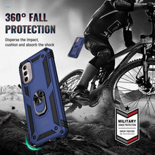 Load image into Gallery viewer, Motorola Moto G 5G 2022 Case with Metal Ring Kickstand