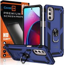 Load image into Gallery viewer, Moto Motorola Edge+ Plus 2022/ Edge 30 Pro Case with Metal Ring Kickstand