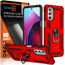 Load image into Gallery viewer, Moto Motorola Edge+ Plus 2022/ Edge 30 Pro Case with Metal Ring Kickstand