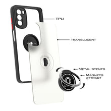 Load image into Gallery viewer, Motorola Moto G 5G 2022 Ring Case Clear Tinted Back Phone Cover