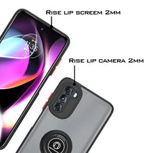 Load image into Gallery viewer, Motorola Moto G 5G 2022 Ring Case Clear Tinted Back Phone Cover