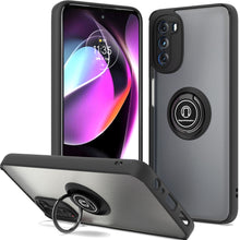 Load image into Gallery viewer, Motorola Moto G 5G 2022 Ring Case Clear Tinted Back Phone Cover