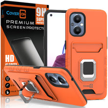 Load image into Gallery viewer, Oneplus Nord N20 5G Credit Card Holder Phone Case w/ Ring