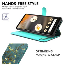 Load image into Gallery viewer, Google Pixel 6a Wallet Case RFID Blocking Leather Folio Phone Pouch