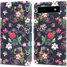 Load image into Gallery viewer, Google Pixel 6a Wallet Case RFID Blocking Leather Folio Phone Pouch