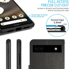Load image into Gallery viewer, Google Pixel 6a Wallet Case RFID Blocking Leather Folio Phone Pouch