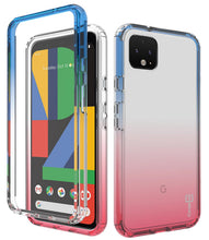Load image into Gallery viewer, Google Pixel 4 XL Clear Case Full Body Colorful Phone Cover - Gradient Series