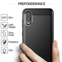 Load image into Gallery viewer, Samsung Galaxy A02 / Galaxy M02 Slim Soft Flexible Carbon Fiber Brush Metal Style TPU Case
