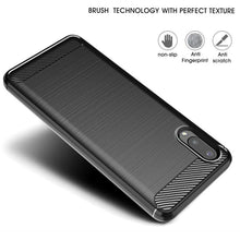 Load image into Gallery viewer, Samsung Galaxy A02 / Galaxy M02 Slim Soft Flexible Carbon Fiber Brush Metal Style TPU Case