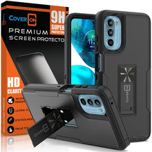 Load image into Gallery viewer, Motorola Moto G 5G 2022 Case Heavy Duty Rugged Phone Cover w/ Kickstand