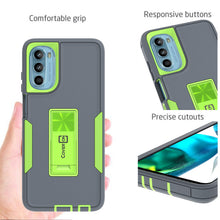 Load image into Gallery viewer, Motorola Moto G 5G 2022 Case Heavy Duty Rugged Phone Cover w/ Kickstand