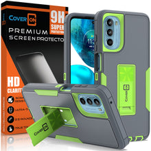 Load image into Gallery viewer, Motorola Moto G 5G 2022 Case Heavy Duty Rugged Phone Cover w/ Kickstand