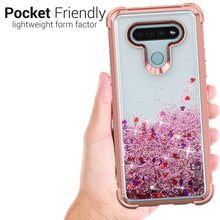 Load image into Gallery viewer, LG K51 / Reflect Case - Liquid Glitter TPU Phone Cover - Sparkle Series