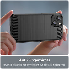 Load image into Gallery viewer, Apple iPhone 14 Plus Case Slim TPU Phone Cover w/ Carbon Fiber
