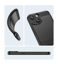 Load image into Gallery viewer, Apple iPhone 14 Case Slim TPU Phone Cover w/ Carbon Fiber