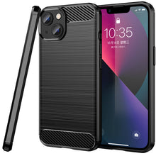 Load image into Gallery viewer, Apple iPhone 14 Plus Case Slim TPU Phone Cover w/ Carbon Fiber