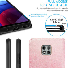 Load image into Gallery viewer, Motorola Moto G Power 2021 Wallet Case - RFID Blocking Leather Folio Phone Pouch - CarryALL Series