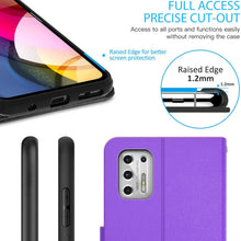 Load image into Gallery viewer, Motorola Moto G Stylus 2021 Wallet Case - RFID Blocking Leather Folio Phone Pouch - CarryALL Series