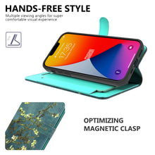 Load image into Gallery viewer, Apple iPhone 14 Wallet Case RFID Blocking Leather Folio Phone Pouch