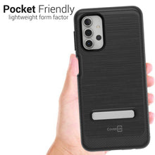 Load image into Gallery viewer, Samsung Galaxy A32 5G Case - Metal Kickstand Hybrid Phone Cover - SleekStand Series