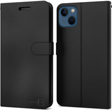 Load image into Gallery viewer, Apple iPhone 14 Plus Wallet Case RFID Blocking Leather Folio Phone Pouch