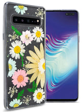 Load image into Gallery viewer, Samsung Galaxy S10 5G Flower Case Handmade Slim Fit TPU Phone Cover - Real Flower TPU Series