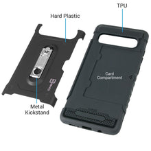 Load image into Gallery viewer, Samsung Galaxy S10 5G Kickstand Case with Card Holder - Zipp Series