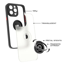 Load image into Gallery viewer, Apple iPhone 14 Pro Ring Case Clear Tinted Back Phone Cover