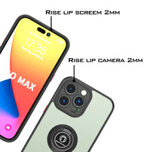 Load image into Gallery viewer, Apple iPhone 14 Pro Ring Case Clear Tinted Back Phone Cover